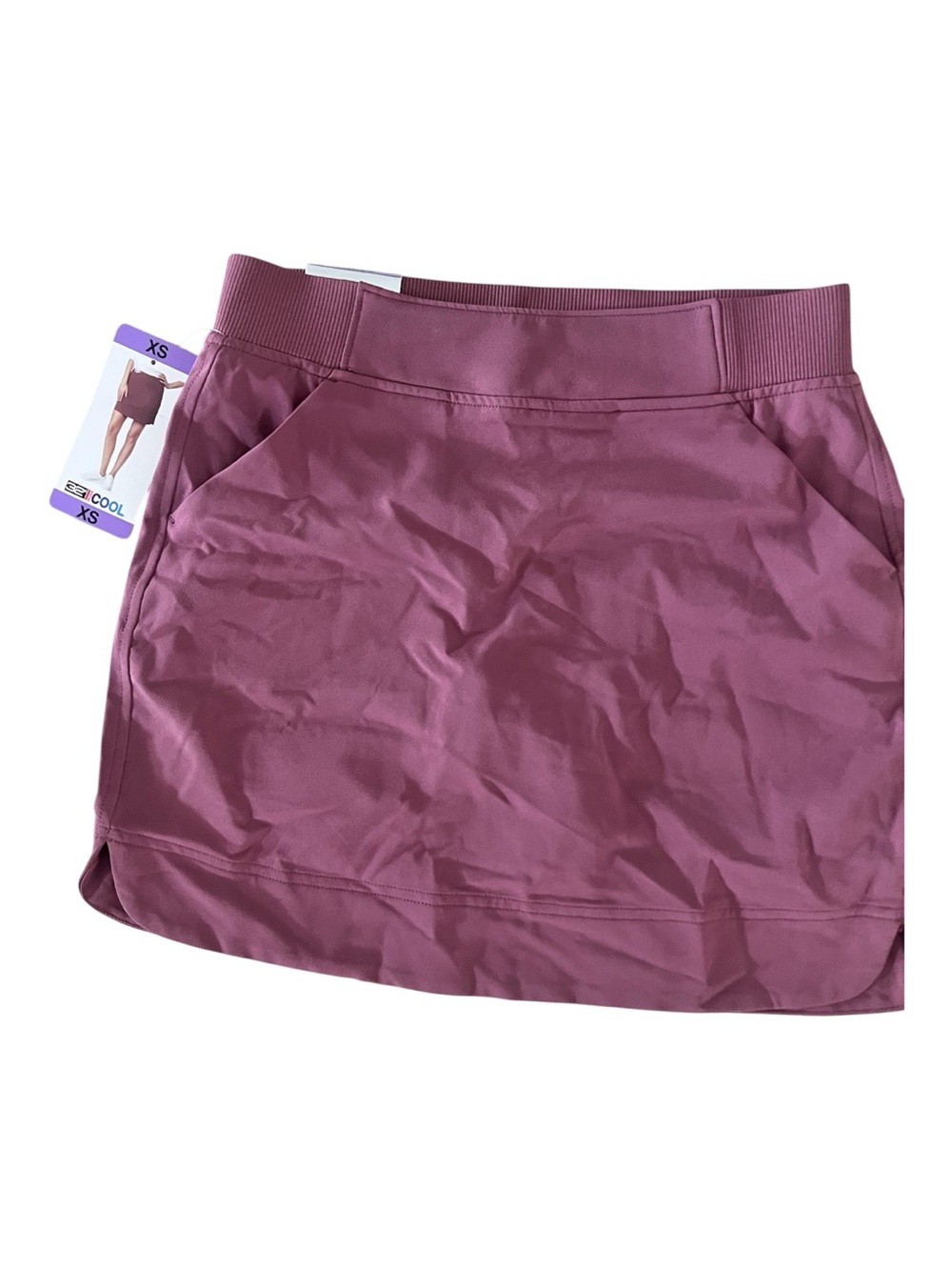 NWT 32 Degrees cool Athletic short built in short XS mauve